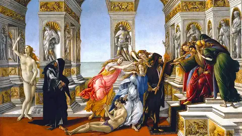 Cliquer pour voir Botticelli CalomniedApelles en grand !